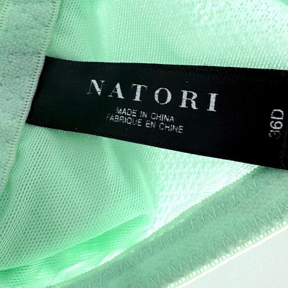 Set of 2 Racerback Bras Victoria's Secret and Natori Black and Mint Size 36D - Picture 6 of 13